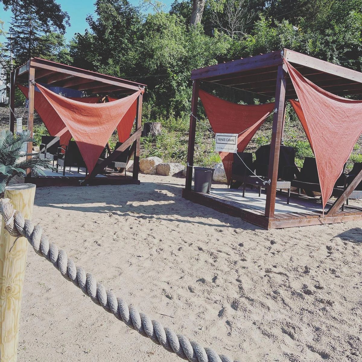 Private Beachside Cabanas